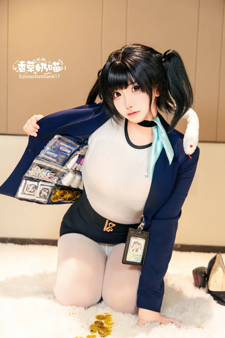 香草奶喵 - No.005 索拉 [136P,22V-2.36GB] tg@simisebaisi 【丝足阁】014.webp